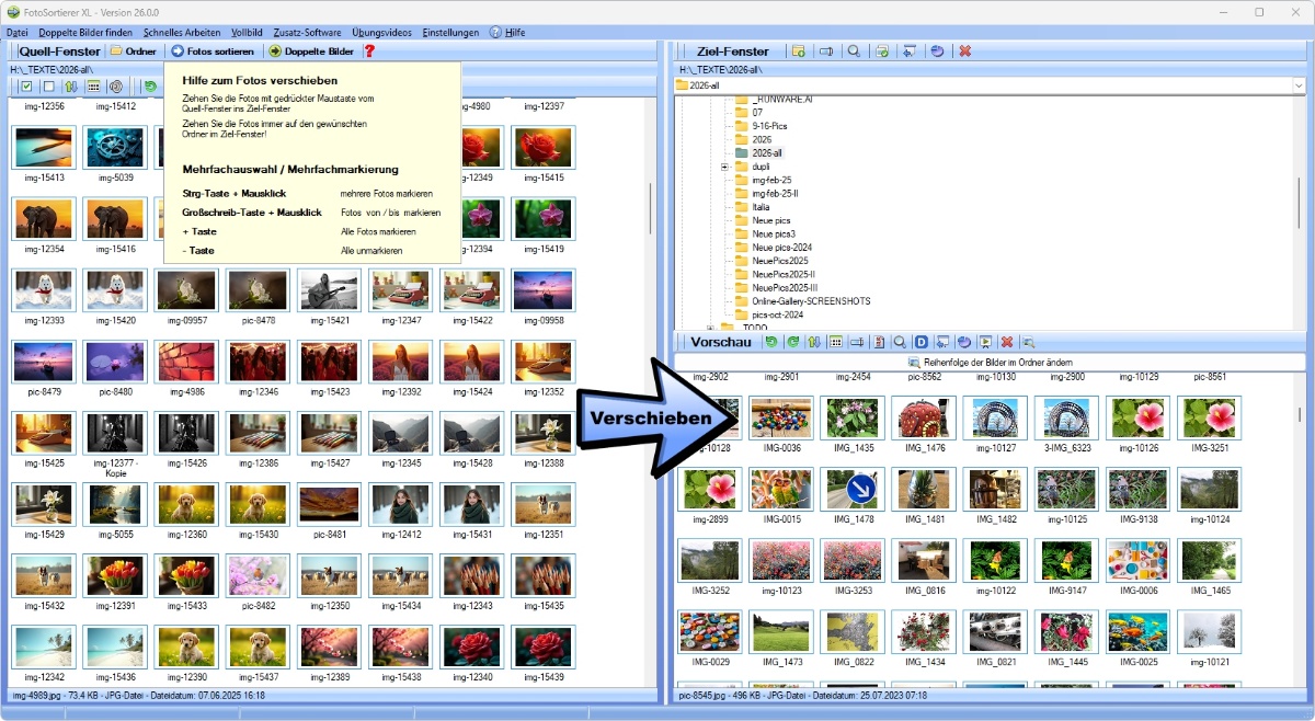 Programm zum Bilder Sortieren